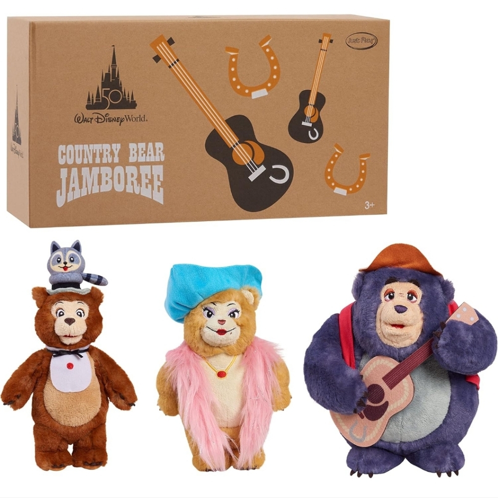 Disney World 50th anniversary Teddi Henry Big Al Plush Country Bear Jamboree NIB
